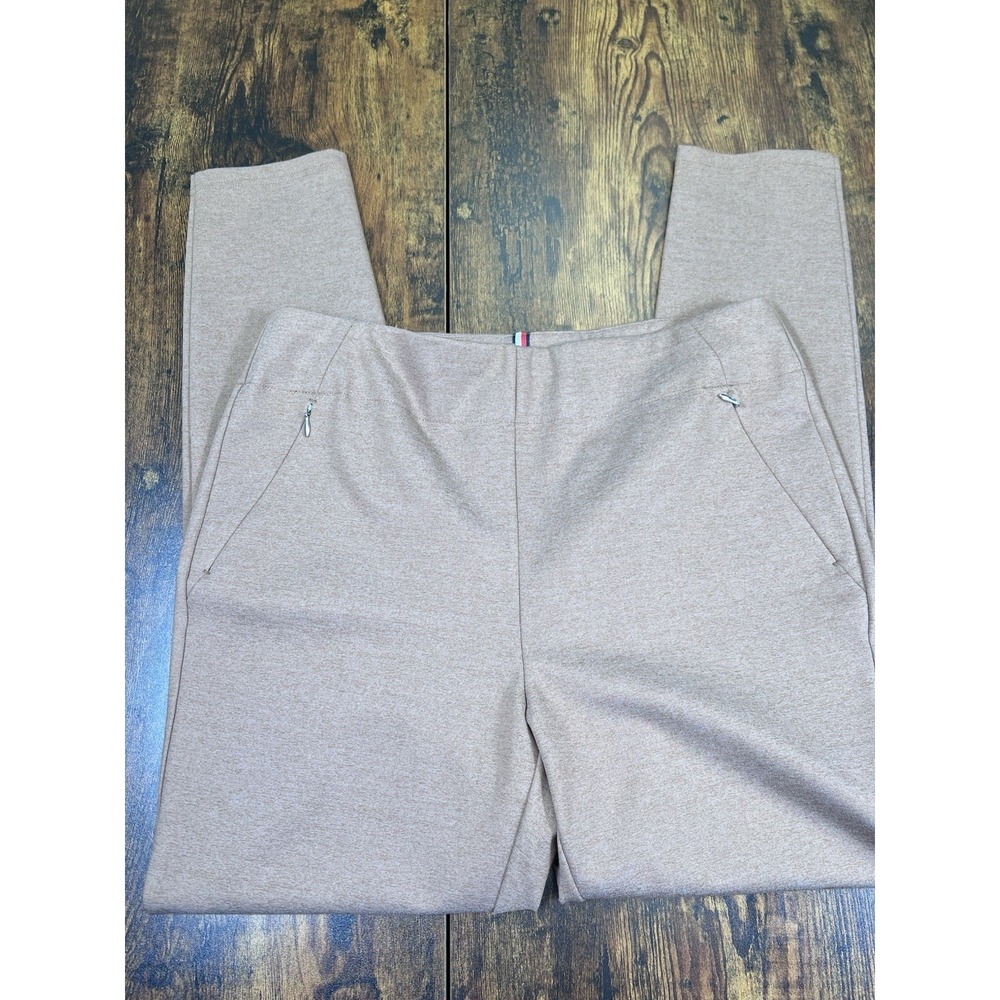Women's Tommy Hilfiger Brown Dress Pants medium Zipper Pockets Very Nice